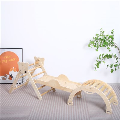 Conjunt d’escalada de triangle de fusta